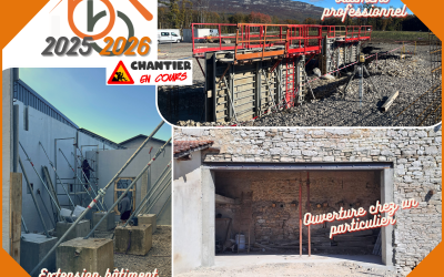 Les chantiers 2025-2026